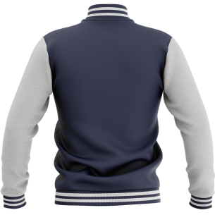 Veste College - Marine & Gris 2