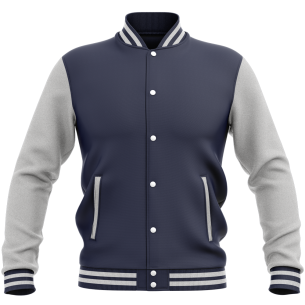 Veste College - Marine & Gris