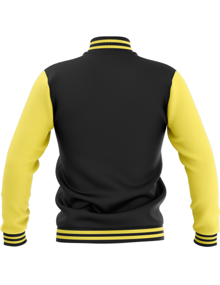 Veste College - Noir & Jaune