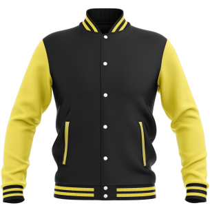 Veste College - Noir & Jaune