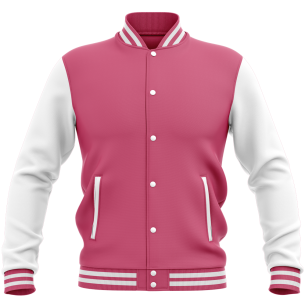 Veste College - Rose & Blanc