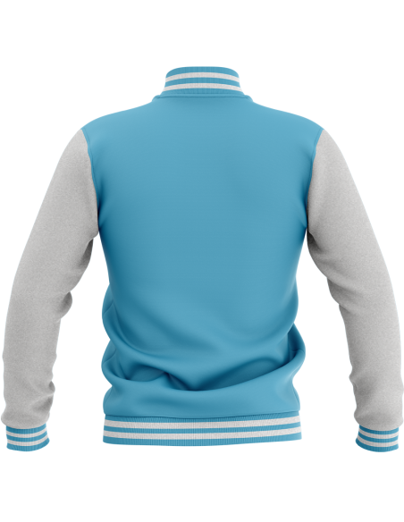 Veste College - Ciel & Gris