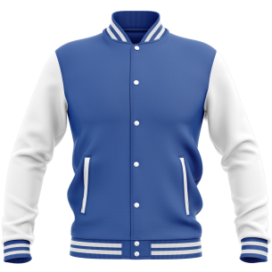 Veste College - Royal & Blanc