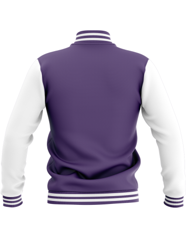 Veste College - Violet & Blanc