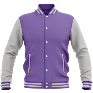 Veste College - Violet & Gris