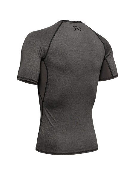 Under Armour HeatGear Short Sleeve Compression - Carbone
