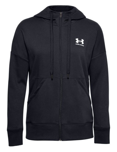 Under Armour Women's Rival Fleece Full-Zip Hoodie - Noir