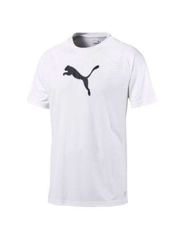 Puma teamLIGA Sideline Tee - Blanc