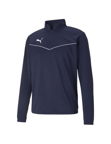 Puma team Rise Training 1/4 Zip Top - Bleu Marine