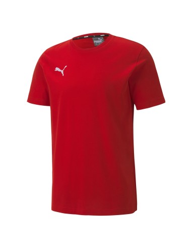 Puma teamGoal Casual Tee - Rouge