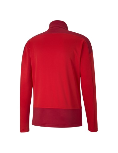 Puma Team Goal Training 1/4 Zip Top - Rouge