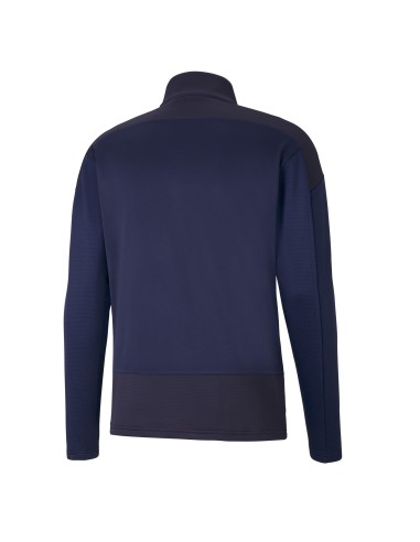 Puma Team Goal Training 1/4 Zip Top - Bleu Marine