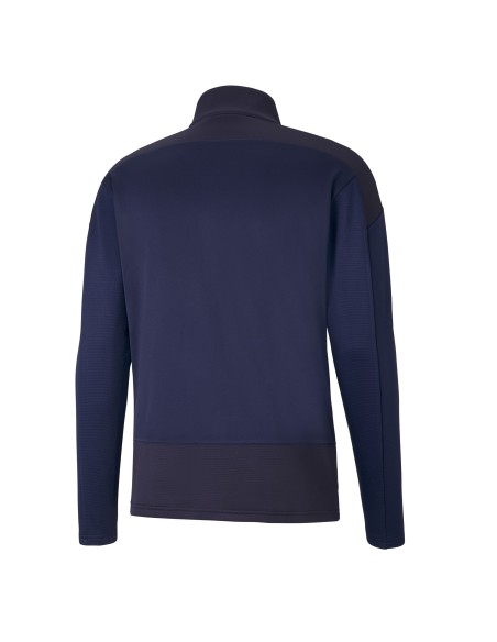 Puma Team Goal Training 1/4 Zip Top - Bleu Marine