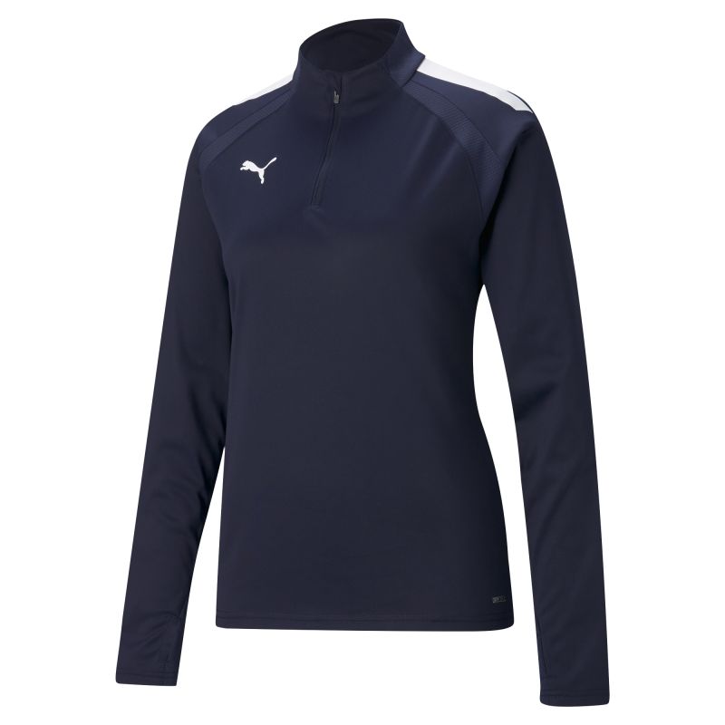 Puma team Liga 1/4 Zip Top Femme - Bleu Marine