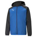 Puma teamLIGA All Weather Jacket - Bleu Royal & Noir