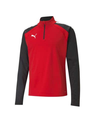 Puma team LIGA Training 1/4 Zip Top - Rouge & Noir