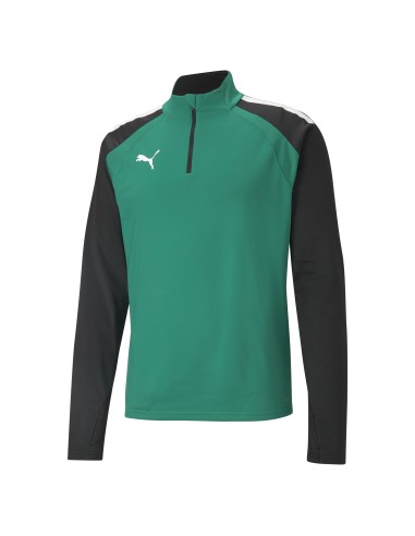 Puma team LIGA Training 1/4 Zip Top - Vert & Noir