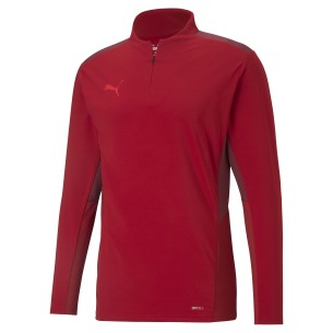 Puma teamCUP Training 1/4 Zip Top - Rouge