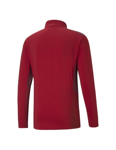 Puma teamCUP Training 1/4 Zip Top - Rouge