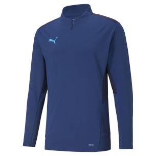Puma teamCUP Training 1/4 Zip Top - Bleu Royal
