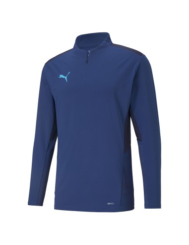 Puma teamCUP Training 1/4 Zip Top - Bleu Royal