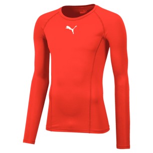 Puma teamLIGA Baselayer Tee LS - Blanc