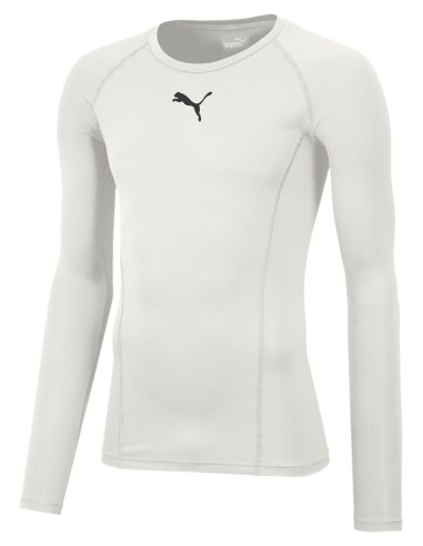 Puma teamLIGA Baselayer Tee LS - Blanc