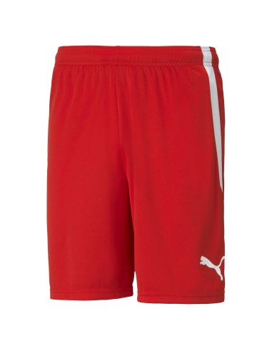 Puma teamLIGA Short - Rouge & Blanc