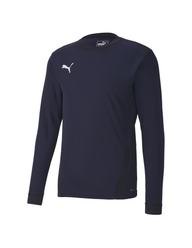 Puma teamGOAL  Jersey LS - Bleu Marine