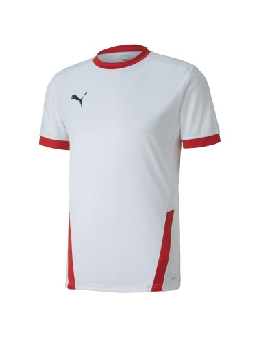 Puma teamGOAL Jersey - Blanc & Rouge