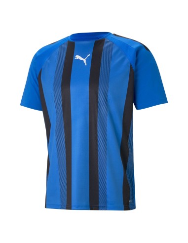 Puma teamLiga Striped Jersey - Bleu Royal & Noir