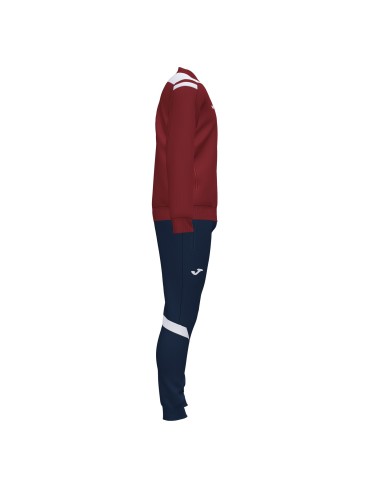 Joma Champion VI Tracksuit - Bordeaux & Blanc