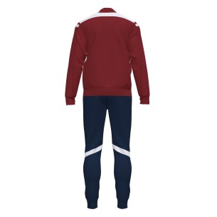 Joma Champion VI Tracksuit - Bordeaux & Blanc 2