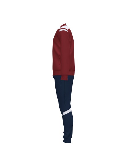Joma Champion VI Tracksuit - Bordeaux & Blanc