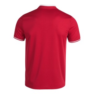 Joma Champion VI Polo - Rouge & Blanc 2