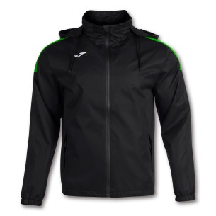 Joma Trivor Rain  Jacket - Noir & Vert 2