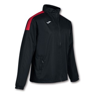 Joma Trivor Rain  Jacket - Noir & Rouge