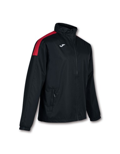 Joma Trivor Rain  Jacket - Noir & Rouge