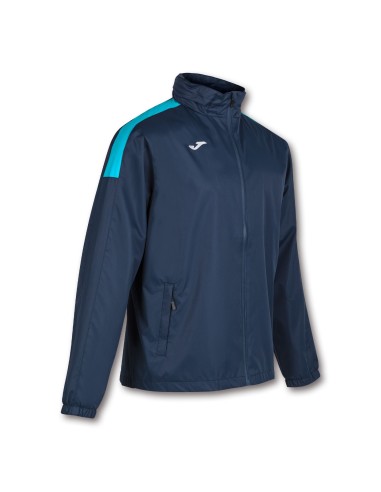 Joma Trivor Rain  Jacket - Marine & Turquoise