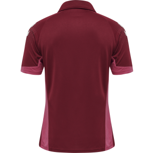 Hummel LEAD Functional Polo - Bordeaux 2