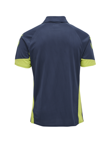 Hummel LEAD Functional Polo - Marine & Vert