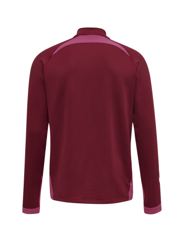 Hummel LEAD Poly Zip Jacket - Bordeaux