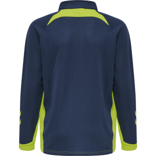 Hummel LEAD Poly Zip Jacket - Marine & Vert 2