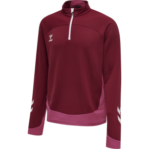 Hummel LEAD Poly Zip - Bordeaux