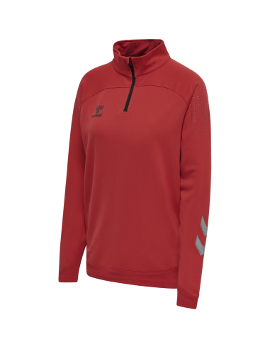 Hummel LEAD Poly Zip Women - Rouge