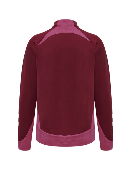 Hummel LEAD Poly Zip Women - Bordeaux