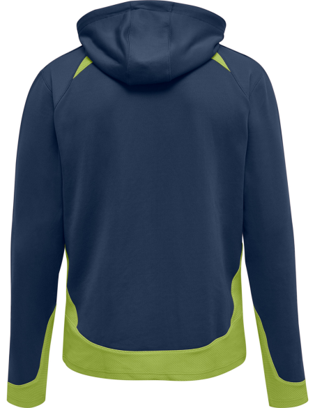 Hummel LEAD Poly Hoodie - Marine & Vert