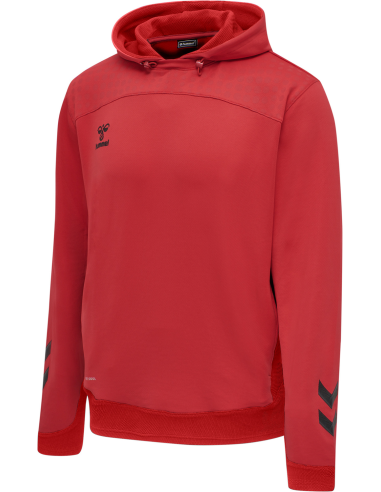 Hummel LEAD Poly Hoodie - Rouge