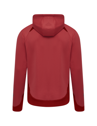 Hummel LEAD Poly Hoodie - Rouge