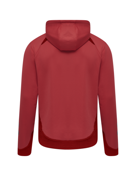 Hummel LEAD Poly Hoodie - Rouge